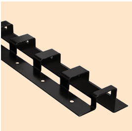 1 CRÉMAILÈRE POUR TASSEAUX RYTHMICS LONGUEUR 1200 MM
