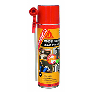 1 AEROSOL DE MOUSSE PU EXPANSIVE SIKA BLANCHE BOOM XL 500ML