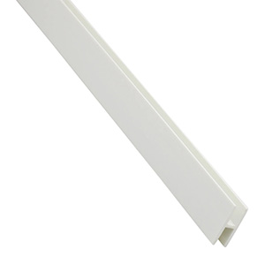 1 PROFIL H BLANC PVC 6MM LONGUEUR 2,40M