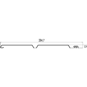 1 LAME DE BARDAGE BLEUTEE 5435 LONG. 3,8M
