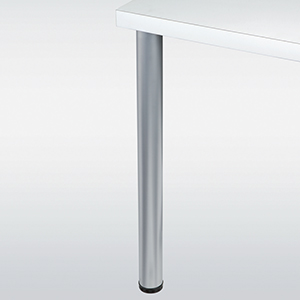 1 PIED DE TABLE REGLABLE GRIS METAL DIAM. 60MM