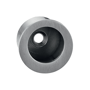 1 BOUTON DE TIRAGE INOX PORTE COULISSANTE DIAM.25 PROF.19